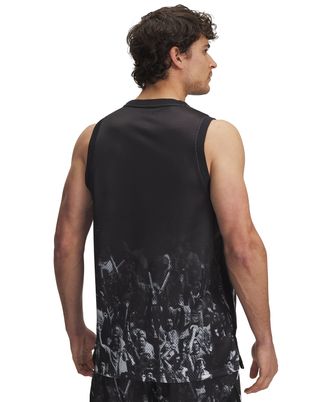 Polera sin mangas Curry signature negro para hombres Under Armour