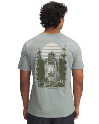 Polera manga corta Under Armour outdoor fuel verde para hombre