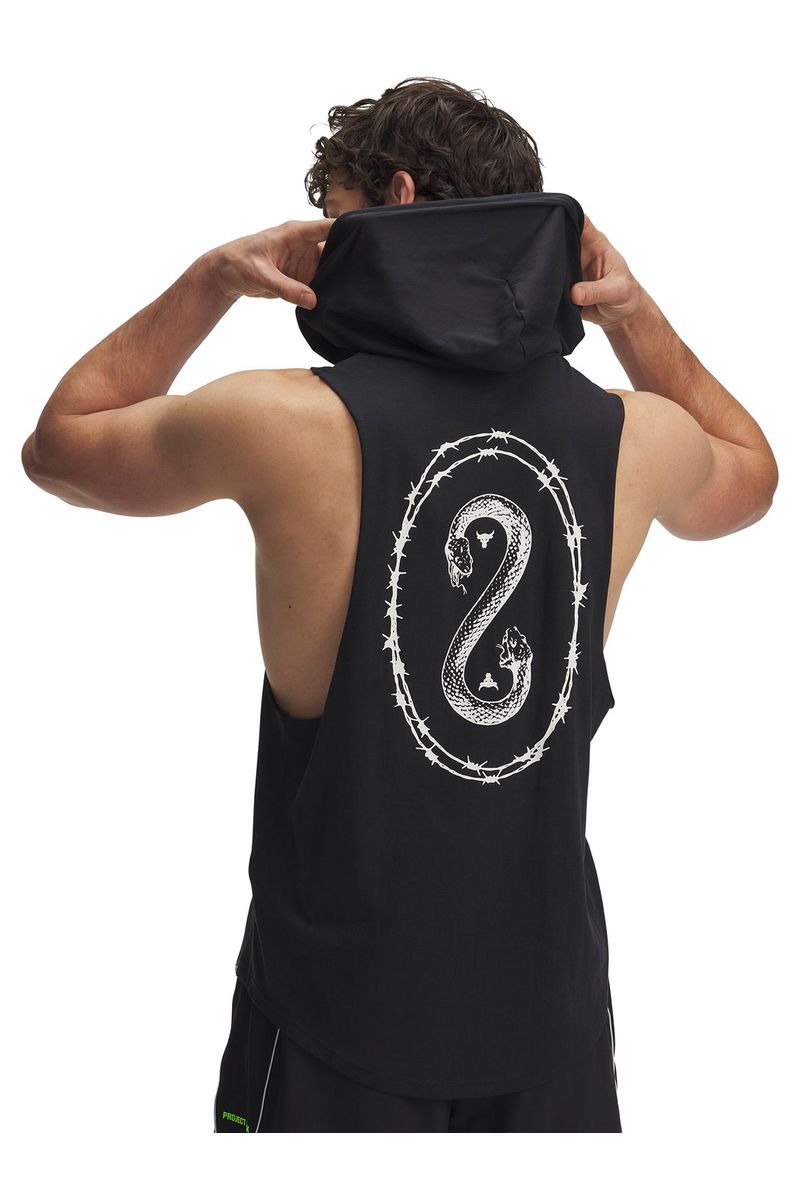 Polera-sin-mangas-Project-Rock-snake-negro-para-hombre-Under-Armour