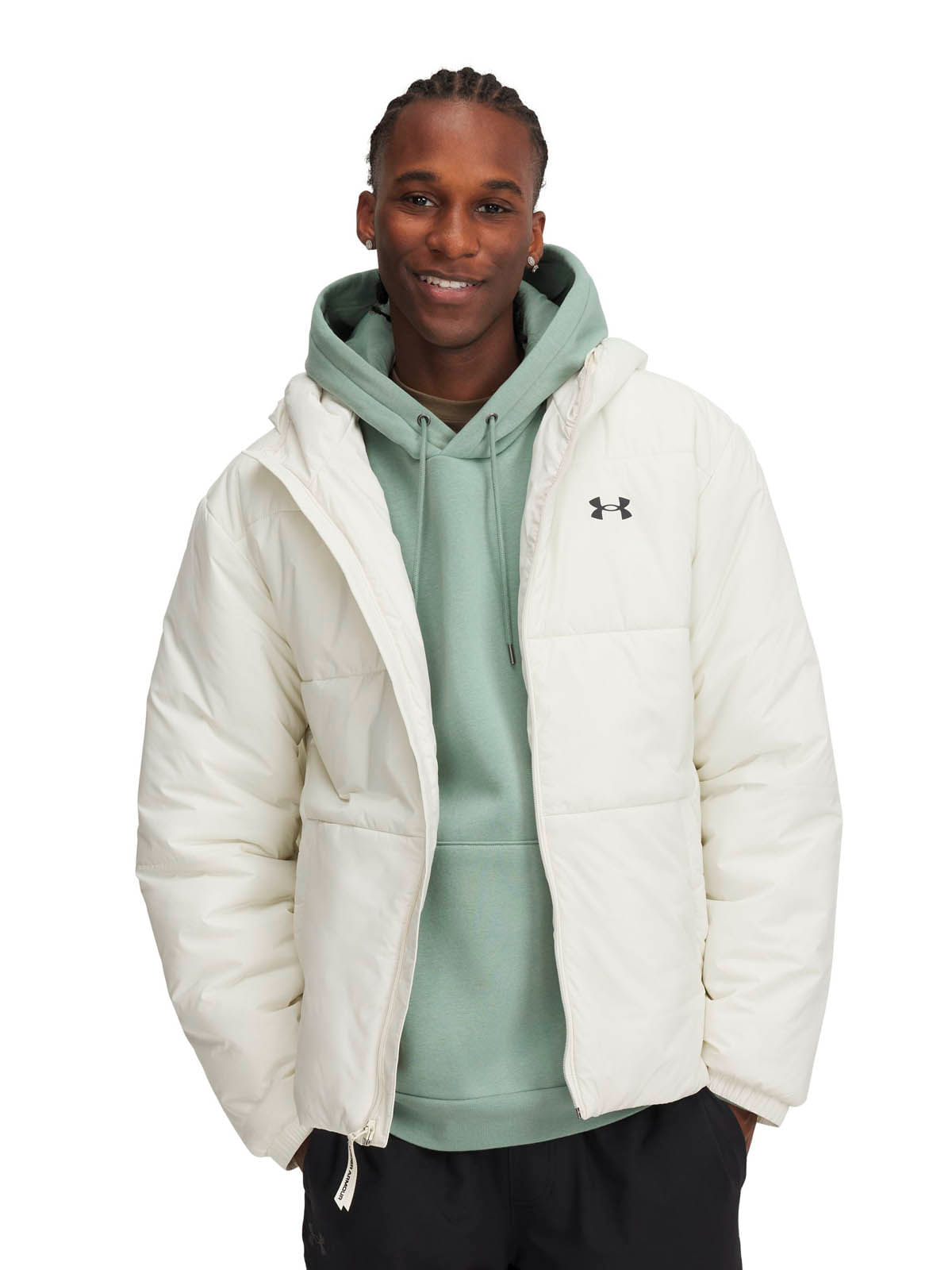 Chaqueta Under Armour ligera Insulada café para hombre