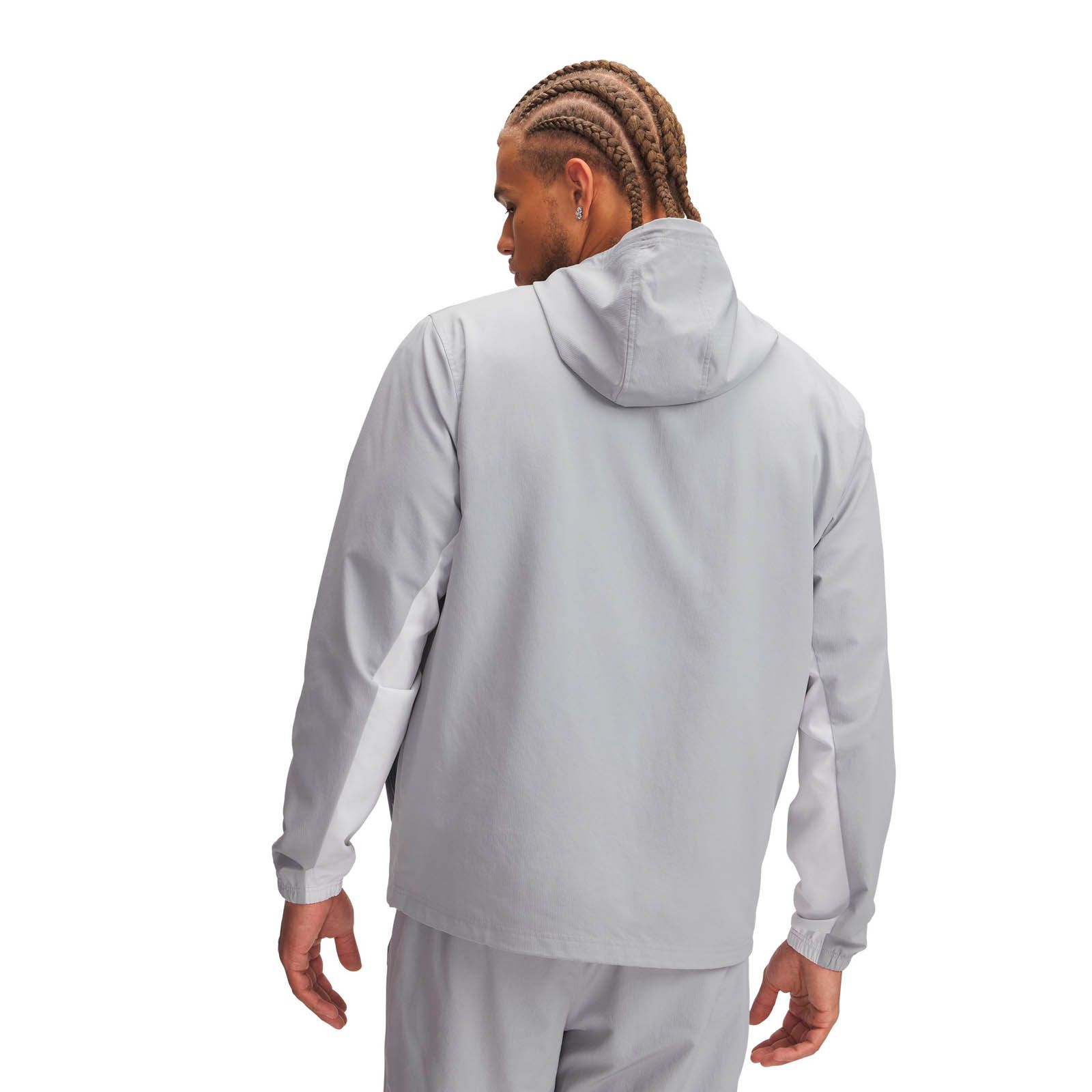 Cortaviento UA Rival Woven gris para hombre
