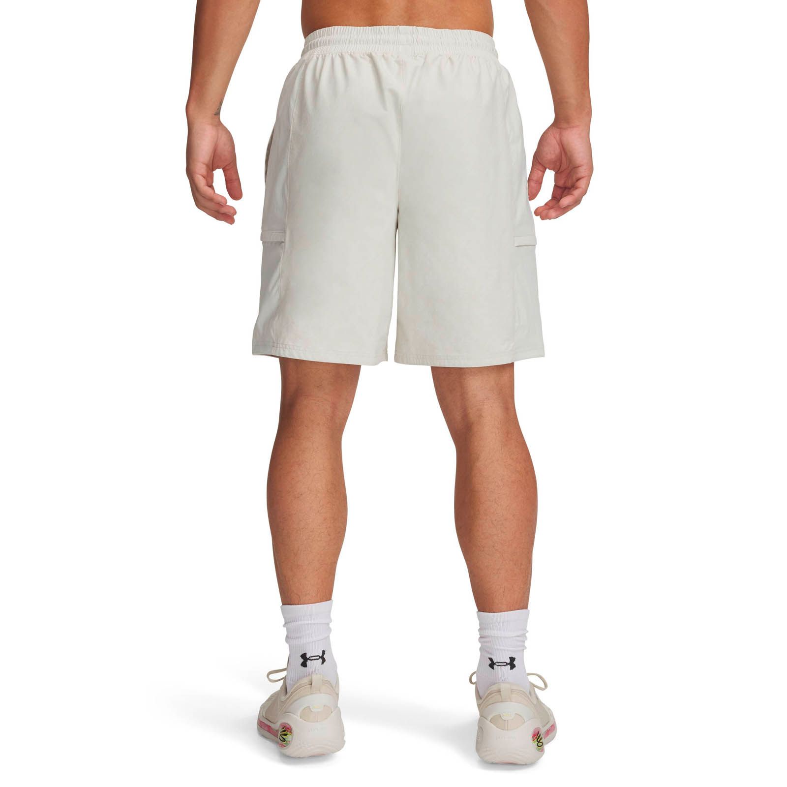 Shorts UA Curry Woven blanco para hombre