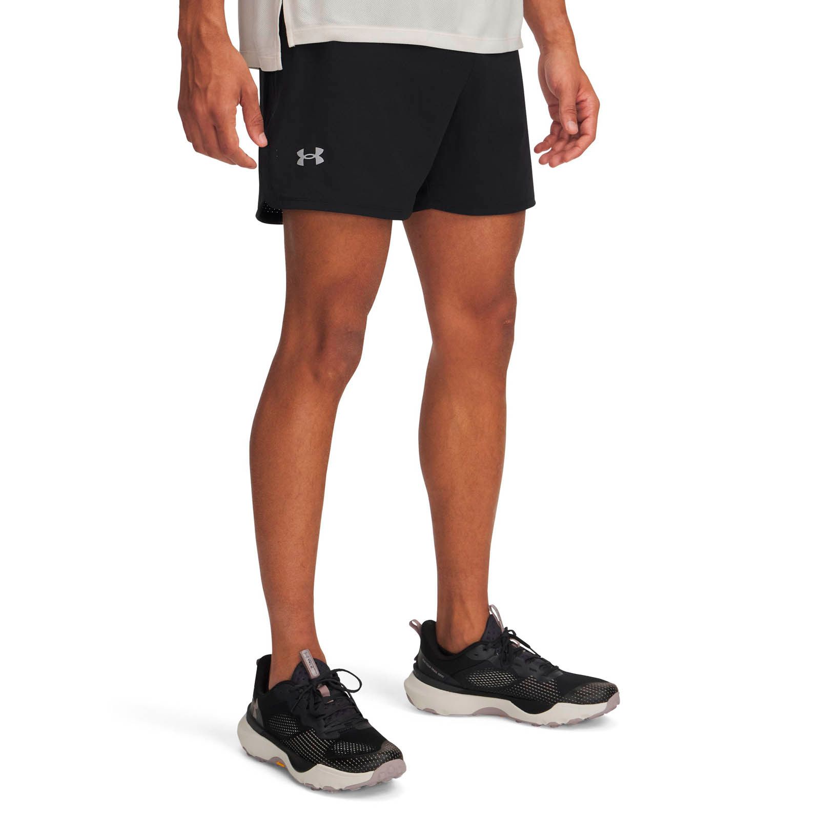 Shorts UA Trail Run Launch negro para hombre