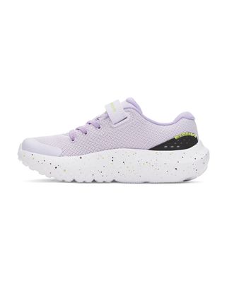 Zapatilla Running Niña Preescolar Surge 4 AC Morado Under Armour