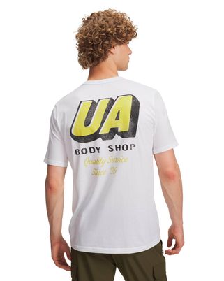 Polera manga corta Lifestyle para Hombre 60/40S Body Shop Blanco Under Armour