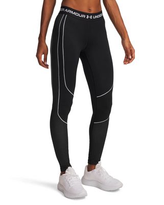 Primera capa inferior para Mujer ColdGear Textured legging Negro Under Armour