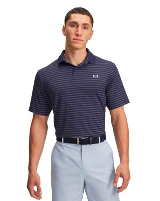Polera manga corta Golf para Hombre Drive Chill Azul Marino Under Armour