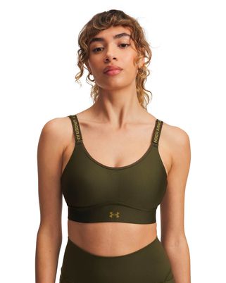 Peto de Entrenamiento para Mujer Infinity Mid 2.0 Verde Under Armour
