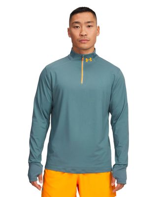 Polerón Running para Hombre Launch Pro 1/4 zip Azul Under Armour