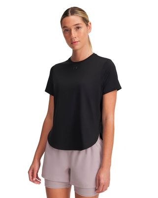 Polera manga corta Running para Mujer Launch Elite Negro Under Armour