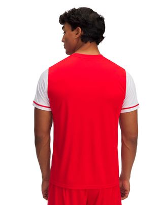 Polera manga corta UA Challenger rojo para hombre