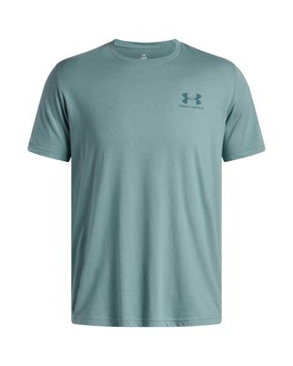 Polera manga corta Lifestyle para Hombre Left Chest Logo Verde Under Armour