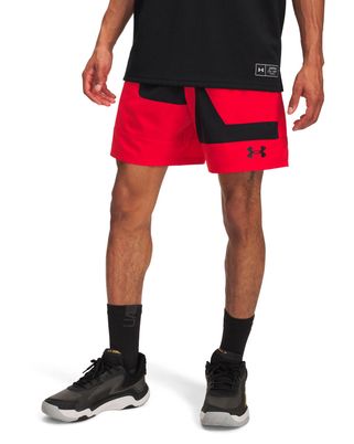 Short de Entrenamiento para Hombre Zone 7" Rojo Under Armour