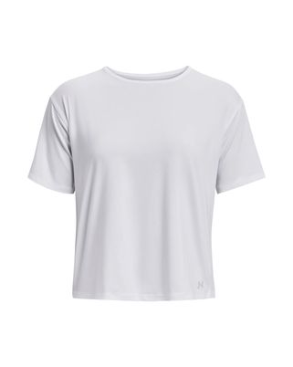 Polera manga corta Under Armour motion blanco para mujer