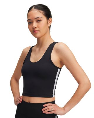 Polera sin manga de entenamiento para mujer Motion Sport Tape negro Under Armour