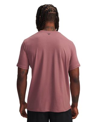 Polera manga corta de entrenamiento para hombre Project Rock café Under Armour