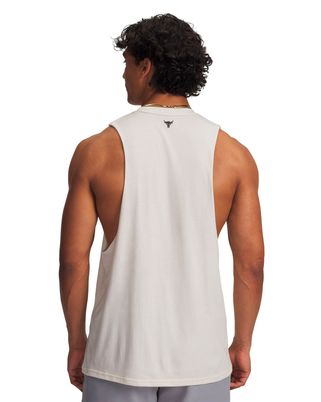 Polera sin manga de entrenamiento para hombre Project Rock café Under Armour