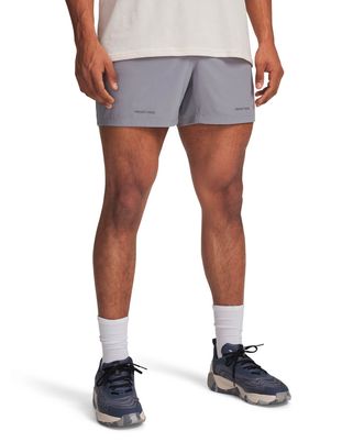 Short de entrenamiento para hombre Project Rock Ultimate gris Under Armour