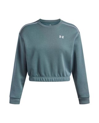 Polerón Lifestyle para mujer Rival Fleece Piped azul Under Armour