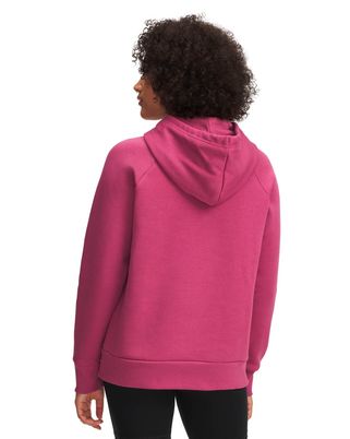 Polerón Lifestyle para mujer Rival Fleece Shimmer rojo Under Armour