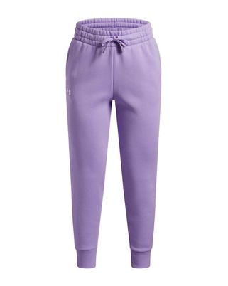Buzo Lifestyle para niña Rival Fleece morado Under Armour