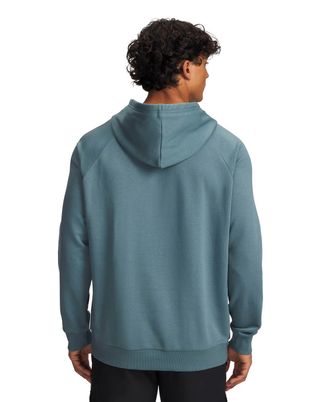 Polerón Lifestyle para hombre Rival Fleece Logo azul Under Armour