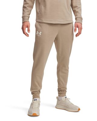 Buzo Lifestyle para hombre Rival Terry café Under Armour