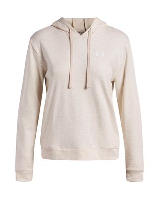 Polerón Lifestyle para mujer Rival Terry café para mujer Under Armour