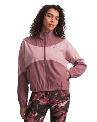 Chaqueta Lifestyle para mujer Rival Woven Rosado Under Armour
