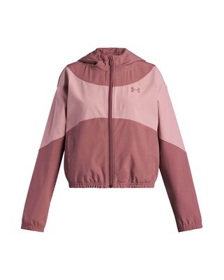 Chaqueta Lifestyle para niña Rival Woven café Under Armour