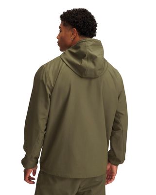 Cortaviento Lifestyle para hombre Rival Woven Verde Under Armour