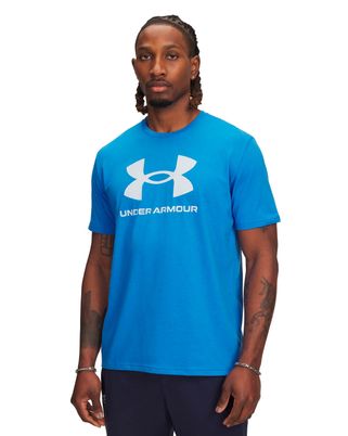 Polera manga corta Lifestyle para hombre Logo Azul Under Armour