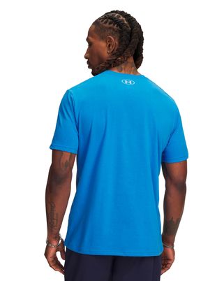 Polera manga corta Lifestyle para hombre Logo Azul Under Armour