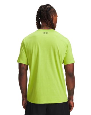 Polera manga corta Lifestyle para hombre Logo Verde Under Armour