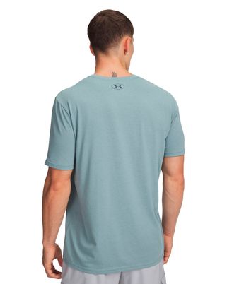 Polera manga corta de entrenamiento para hombre Team Issue Wordmark Verde Under Armour