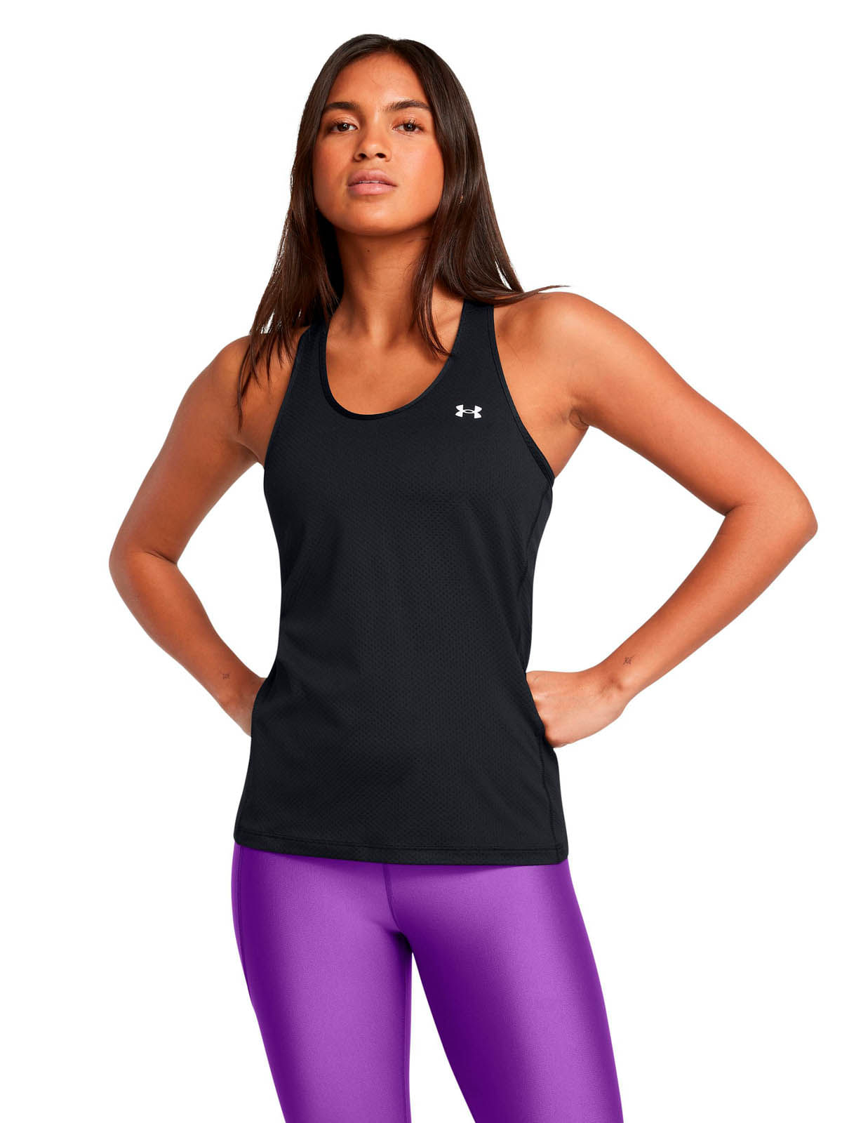 Polera sin mangas HeatGear® Armor Racer para mujer