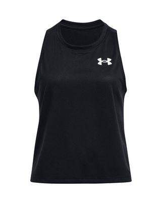 Polera sin mangas de malla UA Tech¿ para niña