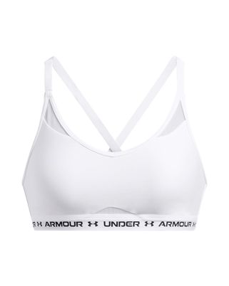 Sostén deportivo Under Armour crossback low blanco para mujer