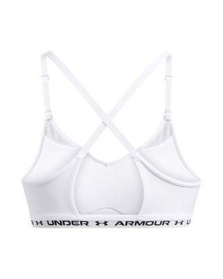 Sostén deportivo Under Armour crossback low blanco para mujer