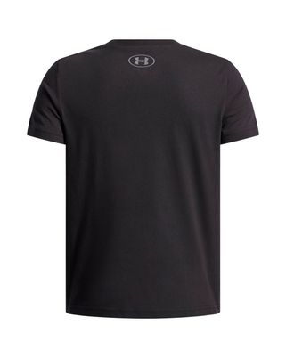 Polera manga corta Lifestyle para niño GL Foundation negro Under Armour