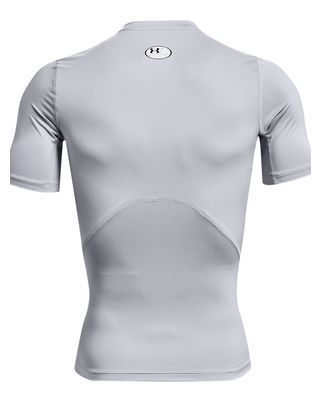Primera capa superior manga corta para hombre HeatGear gris Under Armour