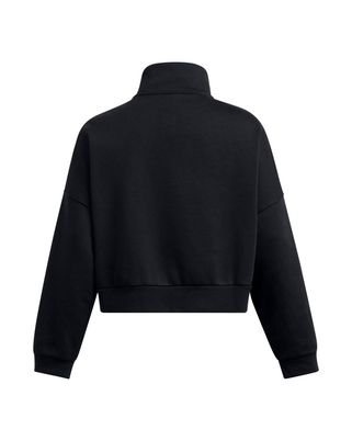 Polerón Lifestyle para mujer Icon Fleece Oversized ½ Zip negro Under Armour