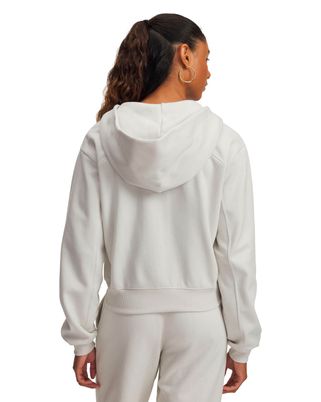 Poleron Lifestyle para mujer Icon Vida Fleece blanco Under Armour