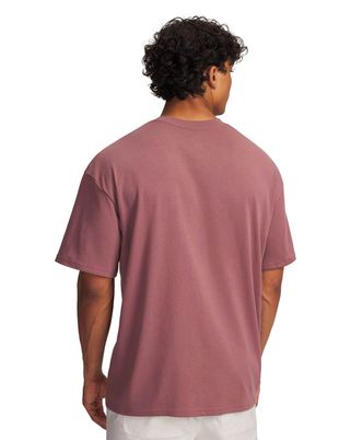 Polera manga corta Lifestyle para hombre Heavyweight Oversized SM Box café Under Armour