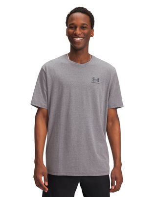 Polera manga corta Lifestyle para hombre Icon gris Under Armour.