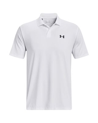 Polera manga corta de Golf para hombre Matchplay blanco Under Armour.