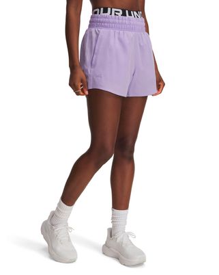 Short de entrenamiento para mujer Vanish 3" morado Under Armour