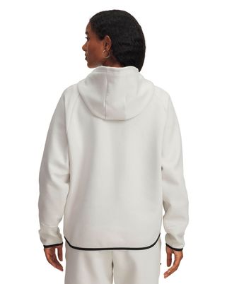 Polerón Lifestyle para mujer Unstoppable Fleece Full-Zip blanco Under Armour