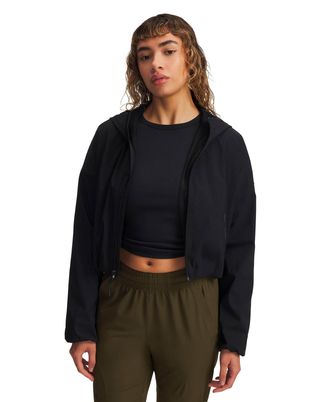 Polerón Lifestyle para mujer Unstoppable Woven Ripstop negro Under Armour