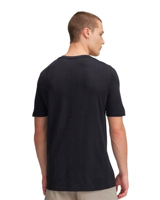 Polera manga corta de entrenamiento para hombre Vanish Seamless negro Under Armour